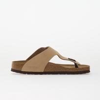 Birkenstock Gizeh Big Buckle Nubuck Leather Women Sandcastle - Dydis 39 (1024007 Laisvalaikio batai)