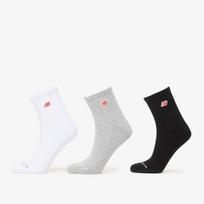 New Balance Red Patch Logo Ankle 3-Pack White - Dydis S (LAS53613WM Kojinės)