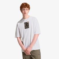 adidas Camo Tee Tongue Label White - Dydis XXL (KS4234 Marškinėliai)