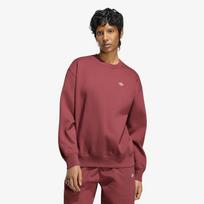 adidas Essentials Crew Long Fleece Sweatshirt Quiet Crimson - Dydis XS (KT2279 Džemperiai)