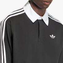 adidas x Oasis 3-Stripes Rugby Longsleeve Polo Black - Dydis XL (KE3576 Marškinėliai)