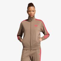 adidas Firebird Track Top Loose Khaki Six/ Power Pink - Dydis XL (KU8196 Džemperiai)