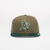 New Era 59FIFTY MLB American Herringbone Oakland Athletics Official Team Color 7 - Dydis 7 1/4 (60916978 Kitos kepurės)