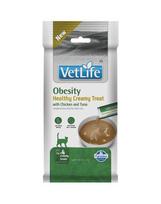 FARMINA Vet Life Cat Obesity Creamy 60 g su vištiena ir tunu, kreminė užkandis katėms su antsvoriu