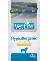 FARMINA Vet Life Hypoallergenic Fish & Potato 2 kg šunų maistas, skirtas alergiją turintiems šunims + FARMINA Vet Life Dental Treat Hypoallergenic Pork Mini 60 g (7 vnt.) NEMOAKMAI!