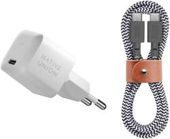 charger Native Union Native Union 30W USB-C Fast GaN Charger White + USB-C Cable Zeb. | FAST30-CC-WHZEB-EU | 4895200476931
