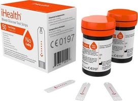 iHealth iHealth Codeless Blood Glucose Test Strips - Paski do glukometru 0,7 l bez enzymu GDH (2 x 25 szt.) uniwersalny | 34111-uniw | 856362005197