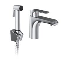 Ravak X070438 - Praustuvo maišytuvas su bidetine dušele FLAT, blizgus chromas