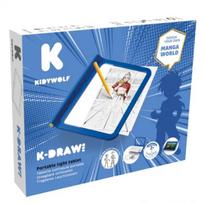 Piešimo lenta KidyWolf K-Draw, mėlyna sp.