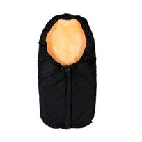 Žieminis miegmaišis kūdikiui BabyTrold Lambskin 15-36S, juoda sp., 100 cm x 50 cm