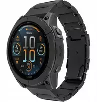 FIXED Titano apyrankė Garmin QuickFit 22 mm, juoda