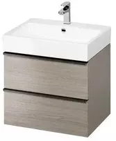 Cersanit S522-021 „VIRGO 60“ SPINTELĖ PO PLAUTUVU, PILKA, JUODOS RANKENĖLĖS, SURINKTA // CER.VIRGO-60-SZARA-UCH-CZ