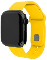„Fixed Silicone“ sportinių dirželių rinkinys, skirtas „Apple Watch“ 38/40/41 mm, geltonas