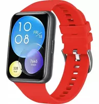 Fixed Silikoninė apyrankė „Huawei Watch FIT2“, raudona