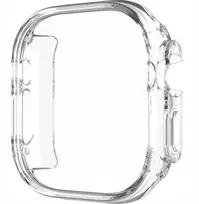 „Fixed Pure Watch“ dėklas „Apple Watch Ultra“ 49 mm, skaidrus