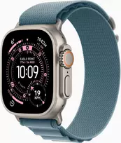Smartwatch Apple Watch Ultra 3 GPS + Cellular 49mm Natural Titanium / Alpine Loop M Niebieski (MEWM4QI/A)