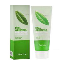 FARMSTAY REAL GREEN TEA DEEP CLEAR šveičiamoji veido želė, 100 ml