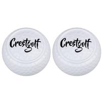 2pcs Flat Shaped Golf Ball Putting Training Aid Portable Golf Practice Ball Golf Training Balls Golf Accessories