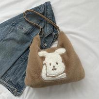 Simple Tote Bag New Winter Simple Casual Fashion Handbag Fashion Large Capacity Fashionable Shoulder Bag