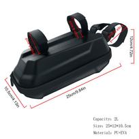 Waterproof Electric Scooter Handlebar Bag 2L E-Scooter Front Storage Bag Heavy-Duty Reflective Hanging Case for Travel Camping