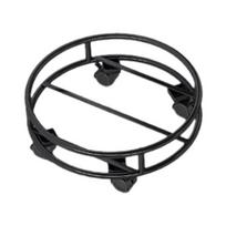 Sturdy Construction Rolling Plant Pot Stand with Wheels Lockable Flower Pot Holder Non-slip Rust-proof Mobile Flower Pot Tray juoda