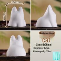 Waking Lion Plaster Silicone Mold - 3D Cartoon Cement Candle Aroma Stone Ornament