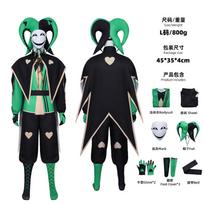 Keistas cirko cos kostiumas pierrot ir harlekinas cos kostiumas pilnas klouno uniforma s(adult)