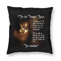 Vampire Lestat Rock Star Square Pillowcase Polyester Linen Velvet Printed Zip Decorative Pillow Case Sofa Cushion Cover Peach skin 18*18(CM)-1Pcs