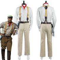 Jungle Cruise Frank Wolff Cosplay Costume Shirt Pants Halloween Outfit Suit XXXXL