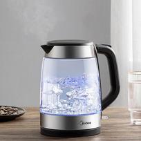 Midea 1.7L 304 Stainless Steel Electric Kettle CN plug (adapter included)