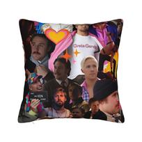 Ryan Gosling Collage Pillow Case Graphic Pillow Cover For Sofa Car Home Decor Novelty Pillowcases Peach skin 18*18(CM)-1Pcs