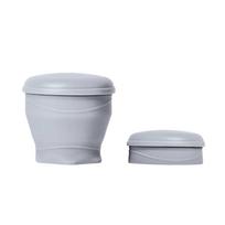 Silicone Collapsible Travel Cups 180ml Telescopic Drinking Mug Reusable Folding Cups  Water Cup pilka