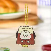 BT21 Akrilinis kepyklos raktų pakabukas CHIMMY