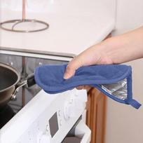 Holders For Kitchen Heat Pot Holders Sets Oven Hot Pads Cloth Pot Holders For Cooking Baking(7 Small Mats (Blue,One Size) mėlyna