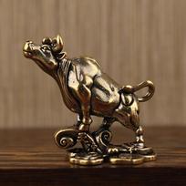 Bullfighting Retro Figure Home Decor Bullfighting Spirit Soaring Brass Wall Street Bullfighting Accessories Copper Bull Decor onesize