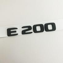 RSU1 Black Silve Letters E200 E260 E300 E400 E220d E350e E300de 4Matic ABS Emblem for Mercedes Benz W213 Car Trunk Logo Sticker