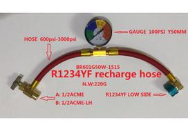 R1234YF Recharge Hose for Euro and US Car AC Refrigerant Refill Default Items