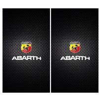 HIUWL1 Car B-Pillar Center Column PET Decals Emblem 3D Stickers Car Styling For Abbas Fiat Stilo Punto Panda Grande 500C Doblo Pondo