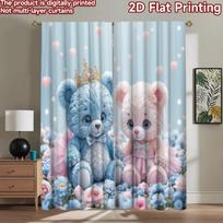 2D plokščias fotografijos fonas Populiarus scenos fonas Lyties atskleidimas Meškiukas s 100% poliesteris Šventės ir atostogų dekoras Puikiai tinka 60×150cm