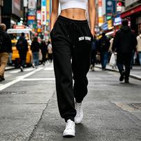 Womens Sweatpants Casual Sports Pants Outdoors Fitness Jogging Woman Clothes Trousers Daily Street Elastic Waist S