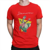 Retro 80s Animated Cartoon Unique TShirt Denver  The Last Dinosaur Leisure T Shirt Newest Tshirt For Men Women S