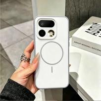 Prabangus originalus silikoninis dėklas Realme 16 Pro Plus, dangtelis Realme 16 Pro+, PC odos pojūčio apsauginis dėklas telefonui Realme 16 Pro realme 16 Pro pilka spalva