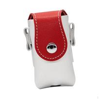 Golf Ball Pouch Bag Carry Protective Carrying PU Charming Tee Holder Red White