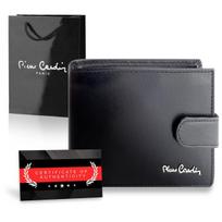 Vyriška piniginė Pierre Cardin, su RFID apsauga, juoda odinė A5288206