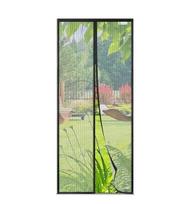 Sjldwtmt magnetinė tinklelis nuo uodų durims 120x230 cm, juoda