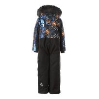 Huppa Berniukų žieminis kombinezonas BRUCE 2, multicolor pattern/ black