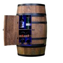 Statinės formos užrakinama spintelė gėrimams Creative Cooper, 3_DOHW_RGB, 80x50 cm, wenge spalva