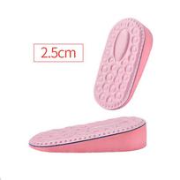 Nr.8 EVA Memory Foam Nematomo aukščio padidinto aukščio vidpadžiai moterims batų vidinis padas Batų įdėklas Lift Heel Patogūs aukštinantys vidpadžiai EU35-36 rožinė
