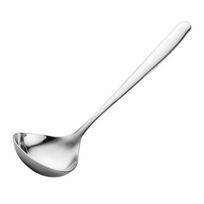 Soup Spoon Ergonomic Design Comfortable Grip Stainless Steel BPA Free Deep Head Stirring Ladle Kitchen Supplies