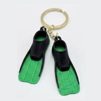 Simulation Diving Flipper Key Ring Fashion Soft Silicone Keychain Durable Decor for Car Key Backpack Diver Souvenir Gift A2